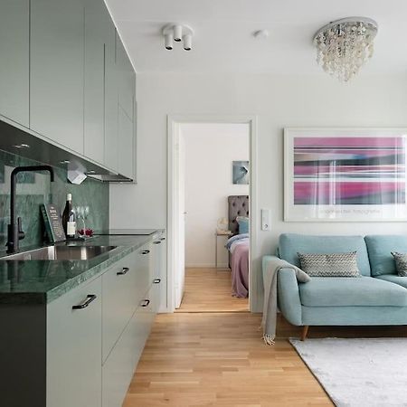 Modern Elegance I Hagastaden Apartment Stockholm Exterior photo