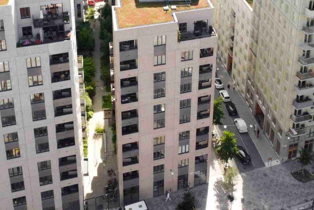 Modern Elegance I Hagastaden Apartment Stockholm Exterior photo