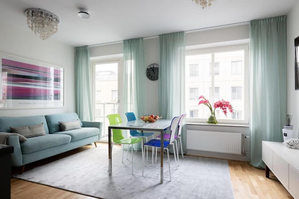 Modern Elegance I Hagastaden Apartment Stockholm Exterior photo