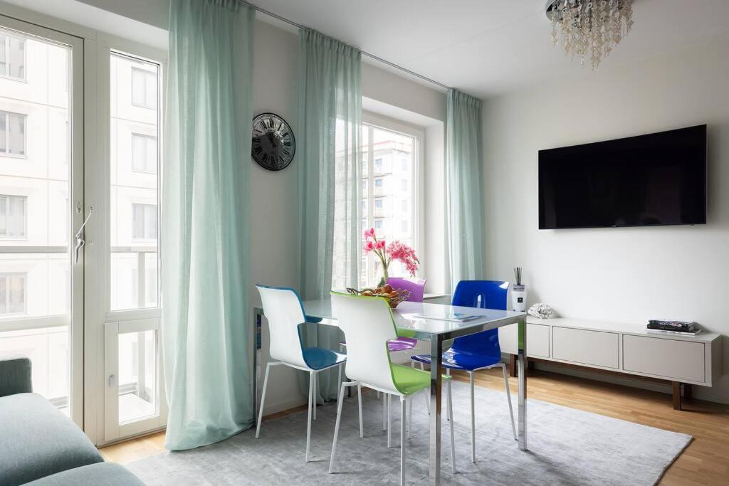 Modern Elegance I Hagastaden Apartment Stockholm Exterior photo